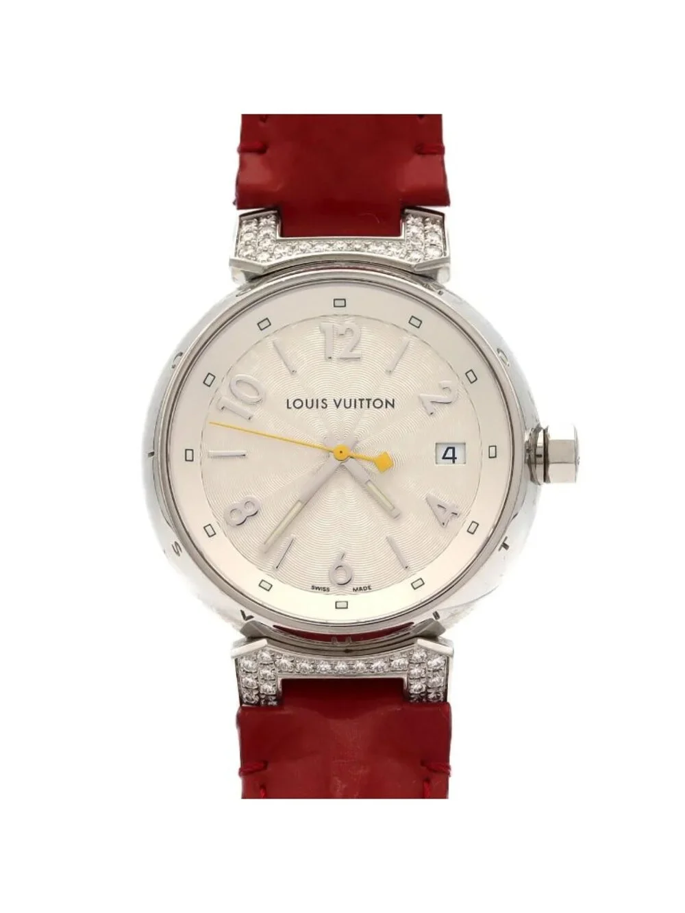 Louis Vuitton Tambour Lug D SS Quartz Watch